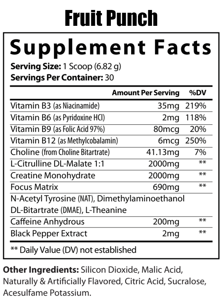 Low Stim Pre-Workout